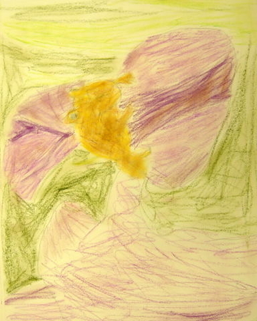Flower and frog